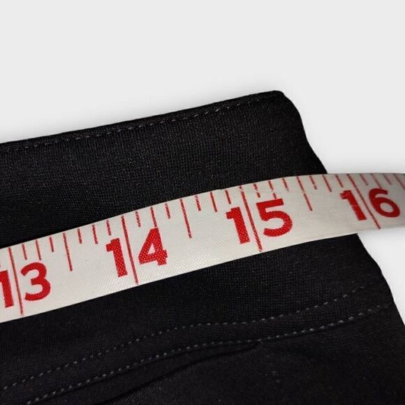 Eileen Fisher Womens Pants Sz Small Black Straight Front Zip Back Pockets - Picture 9 of 10